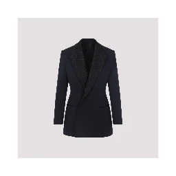 Bottega Veneta Intrecciato Collar Tuxedo Jacket