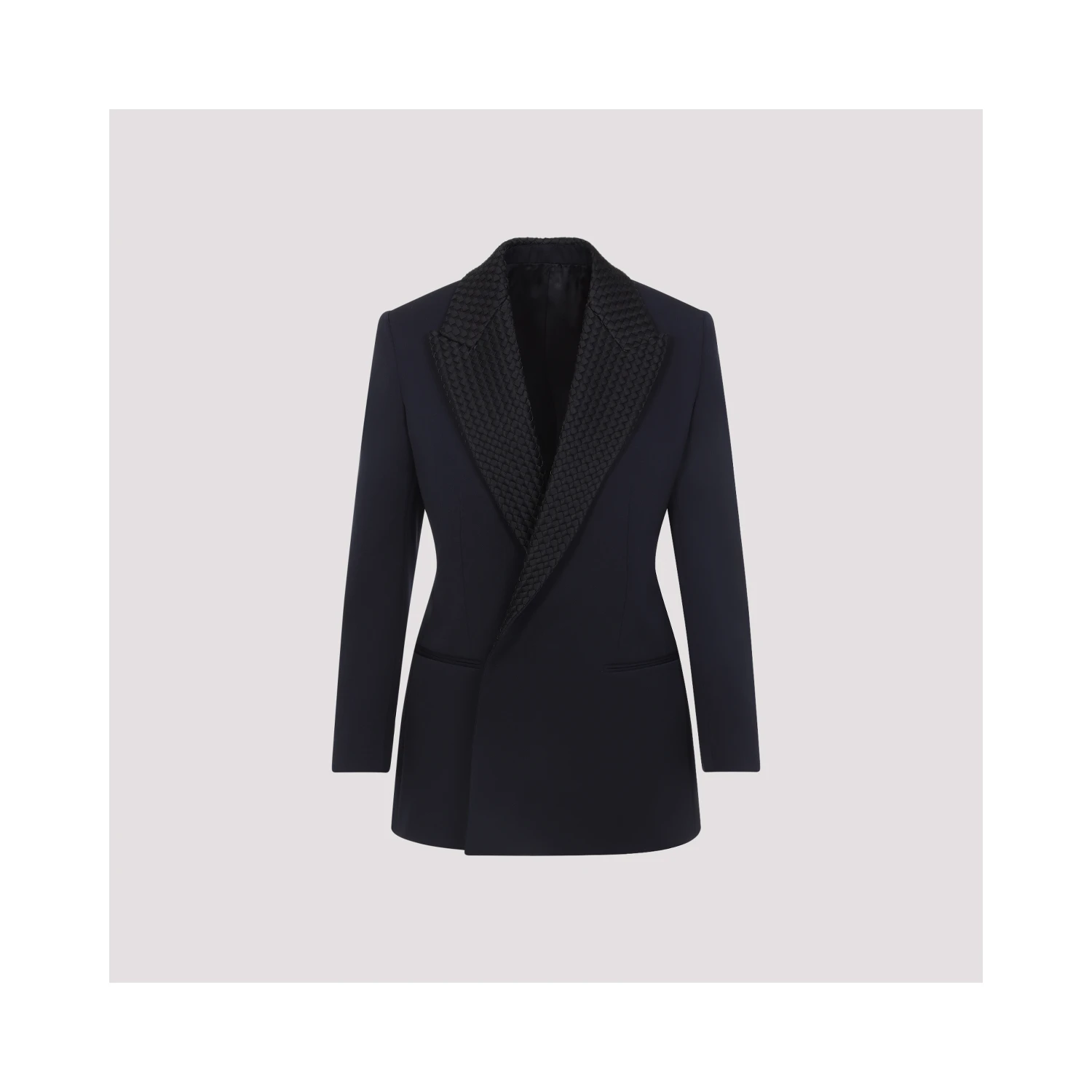 Bottega Veneta Intrecciato Collar Tuxedo Jacket