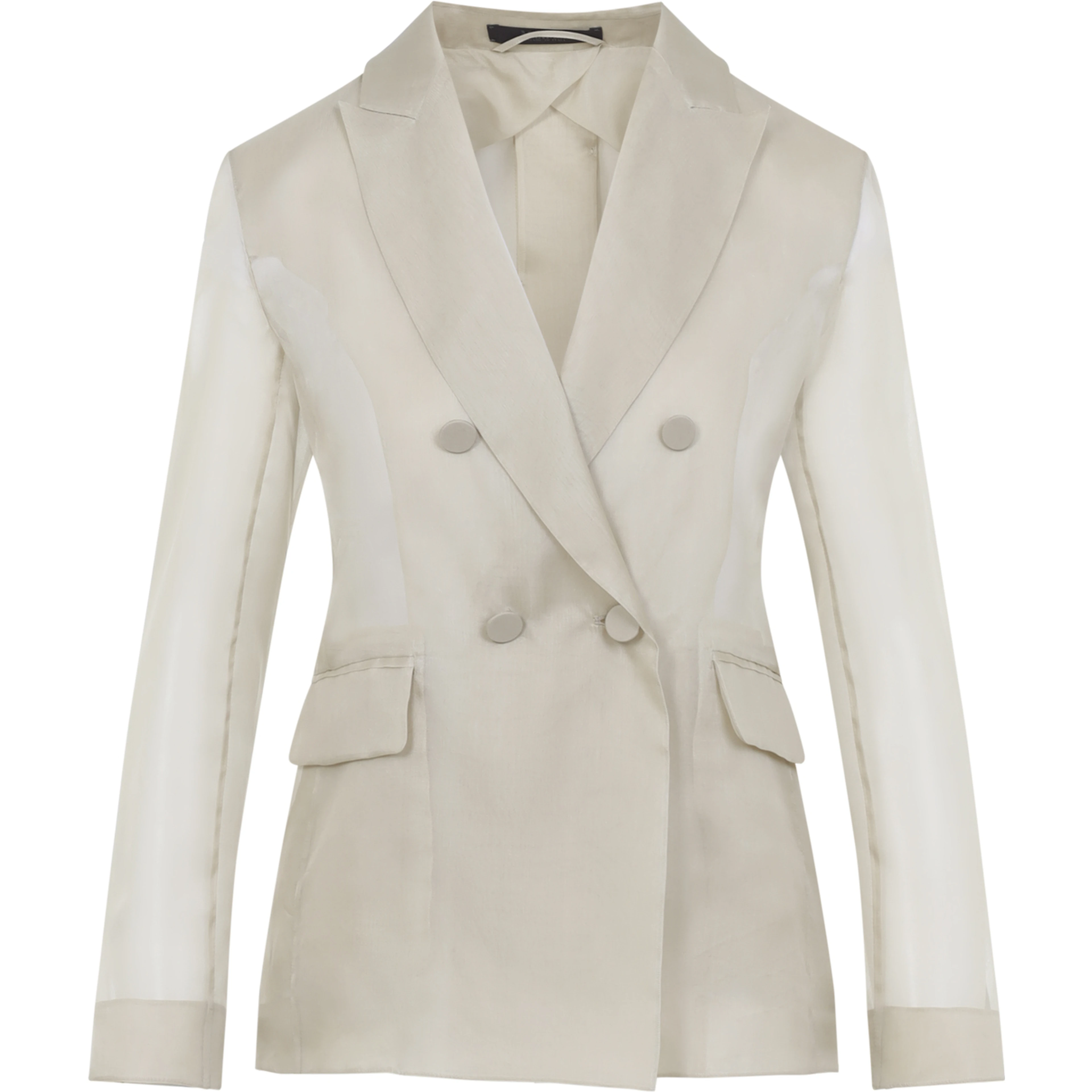 Max Mara Pianoforte Slogan Organza Jacket