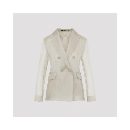 Max Mara Pianoforte Slogan Organza Jacket