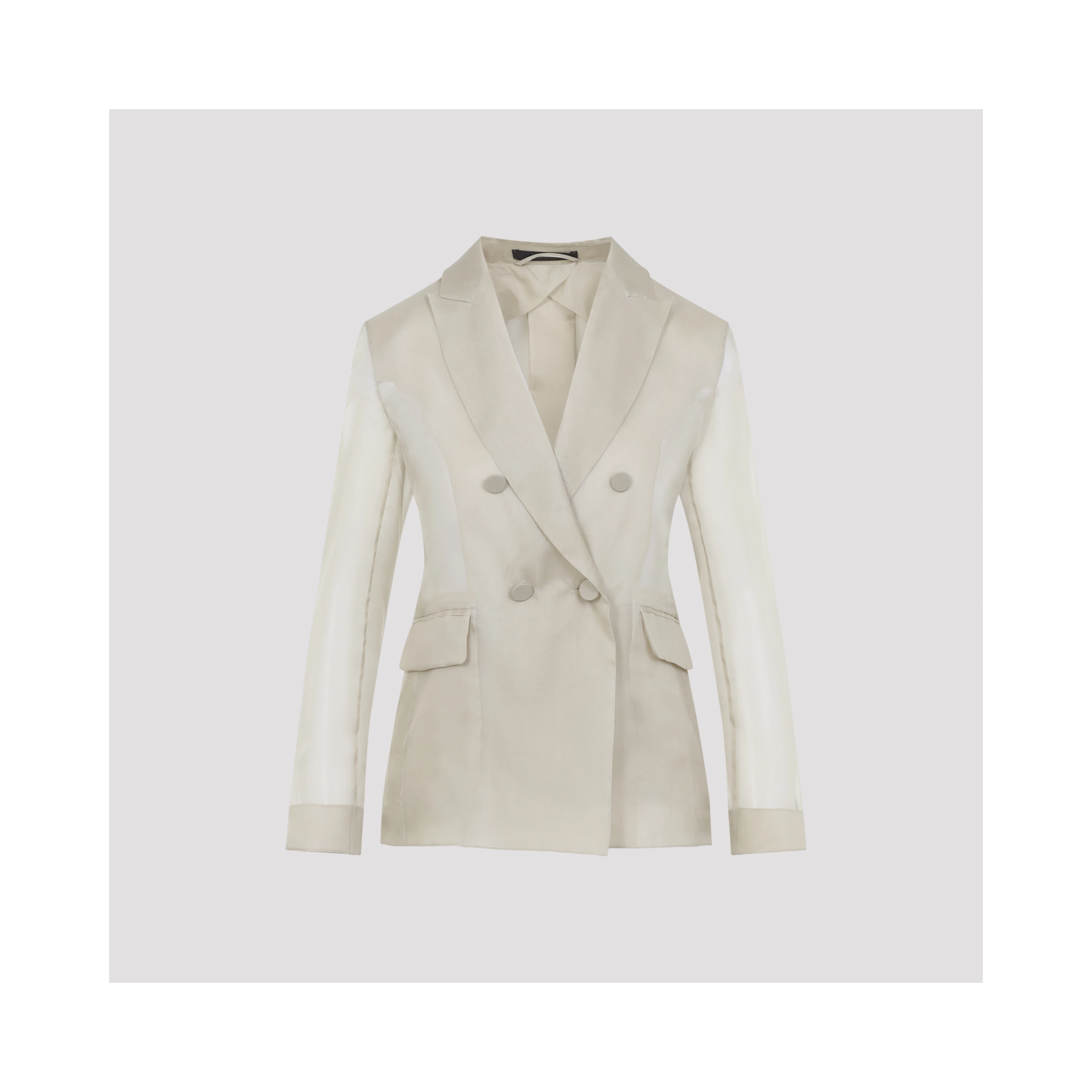 Max Mara Pianoforte Slogan Organza Jacket