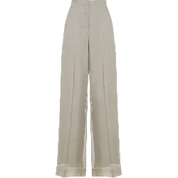 Max Mara Pianoforte Olivi Organza Pants