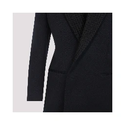 Bottega Veneta Intrecciato Collar Tuxedo Jacket