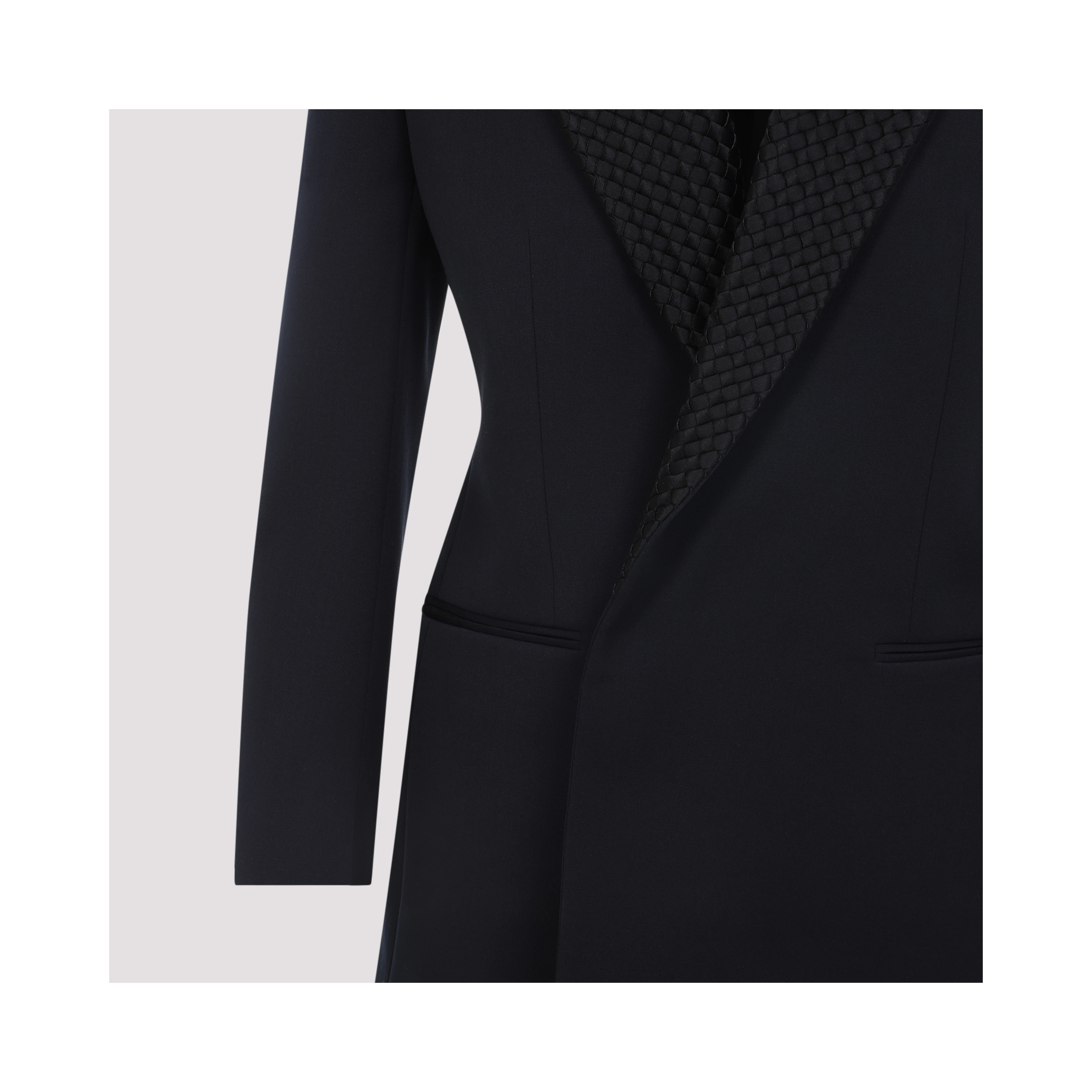 Bottega Veneta Intrecciato Collar Tuxedo Jacket