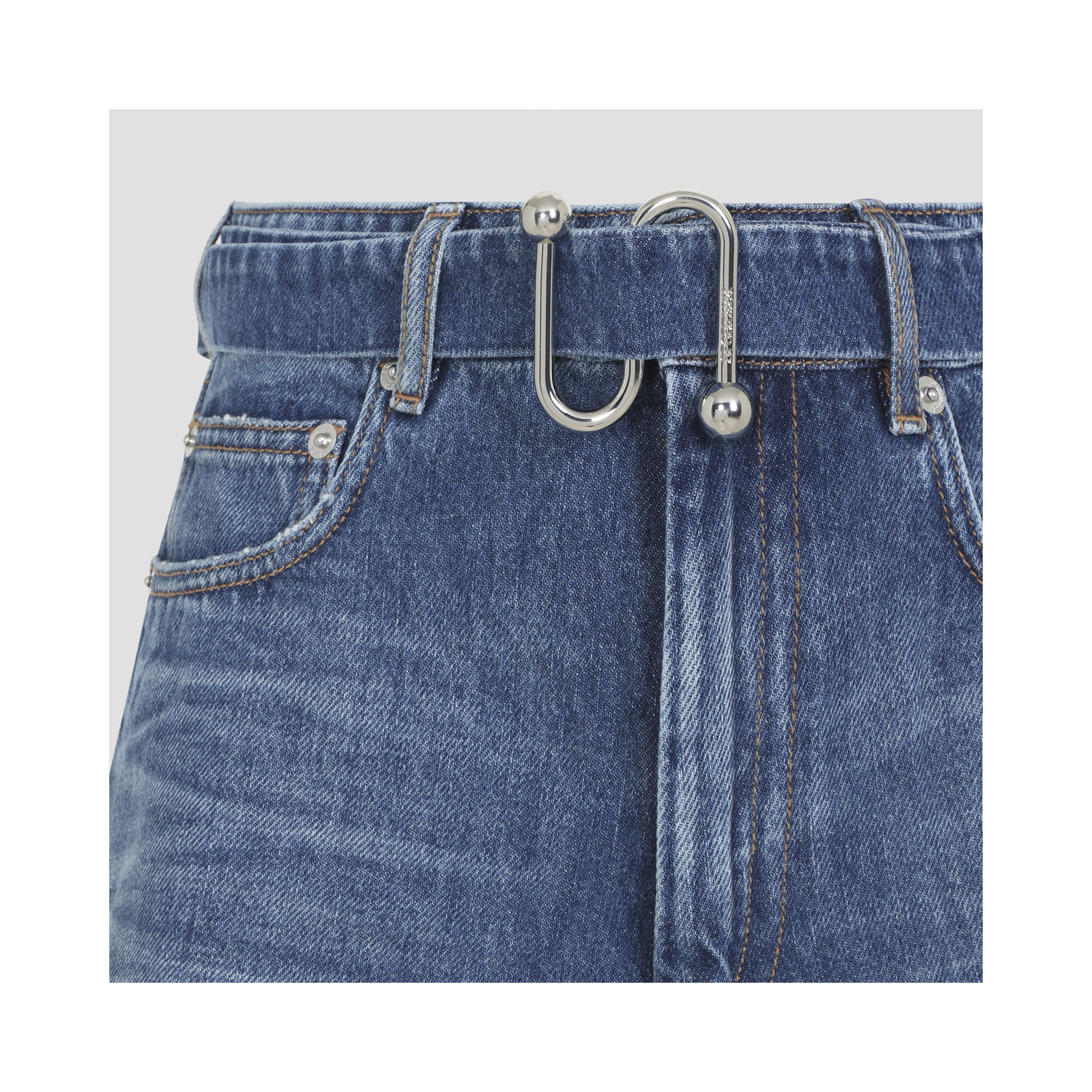 Sportmax Fiesta Denim Shorts