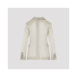 Max Mara Pianoforte Slogan Organza Jacket