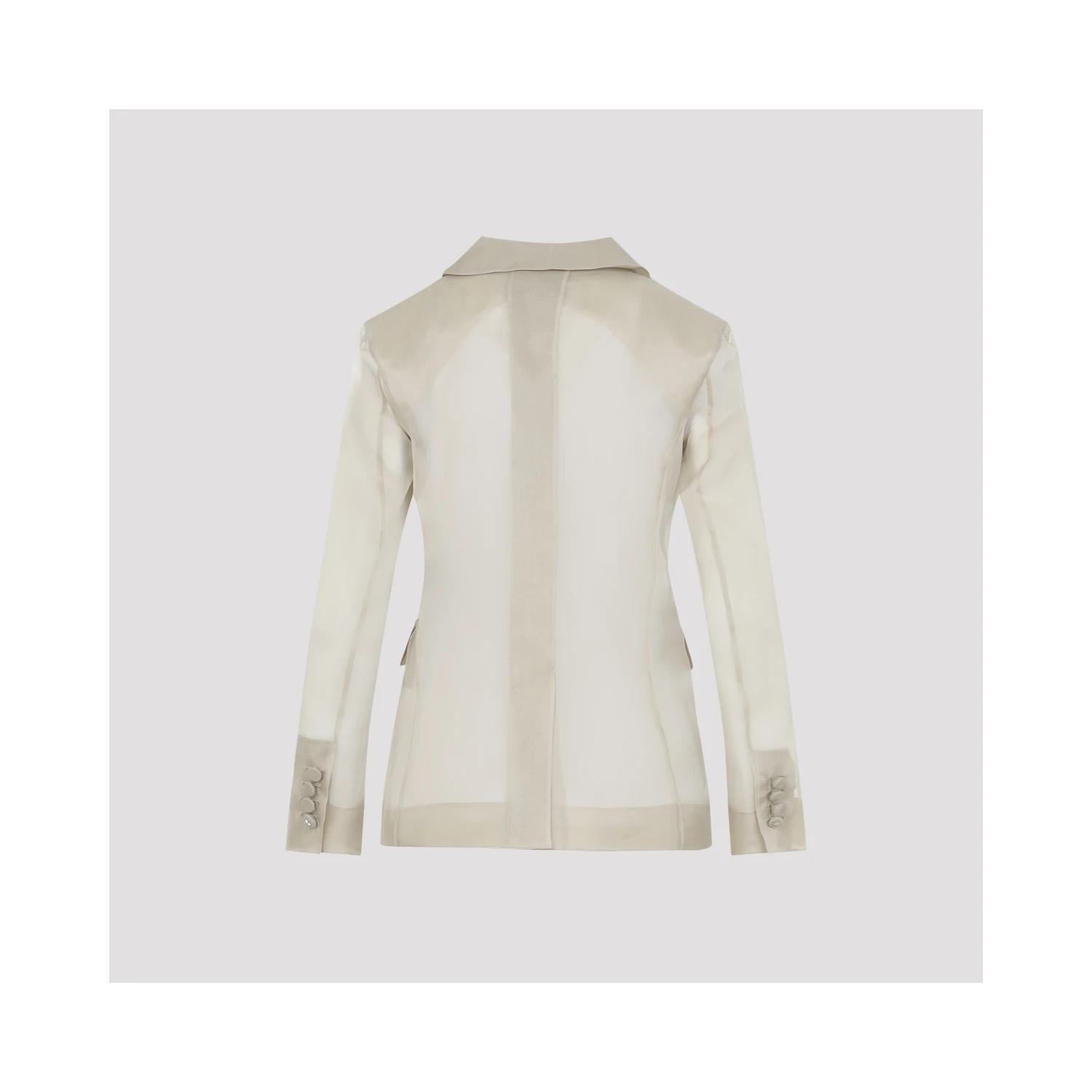 Max Mara Pianoforte Slogan Organza Jacket