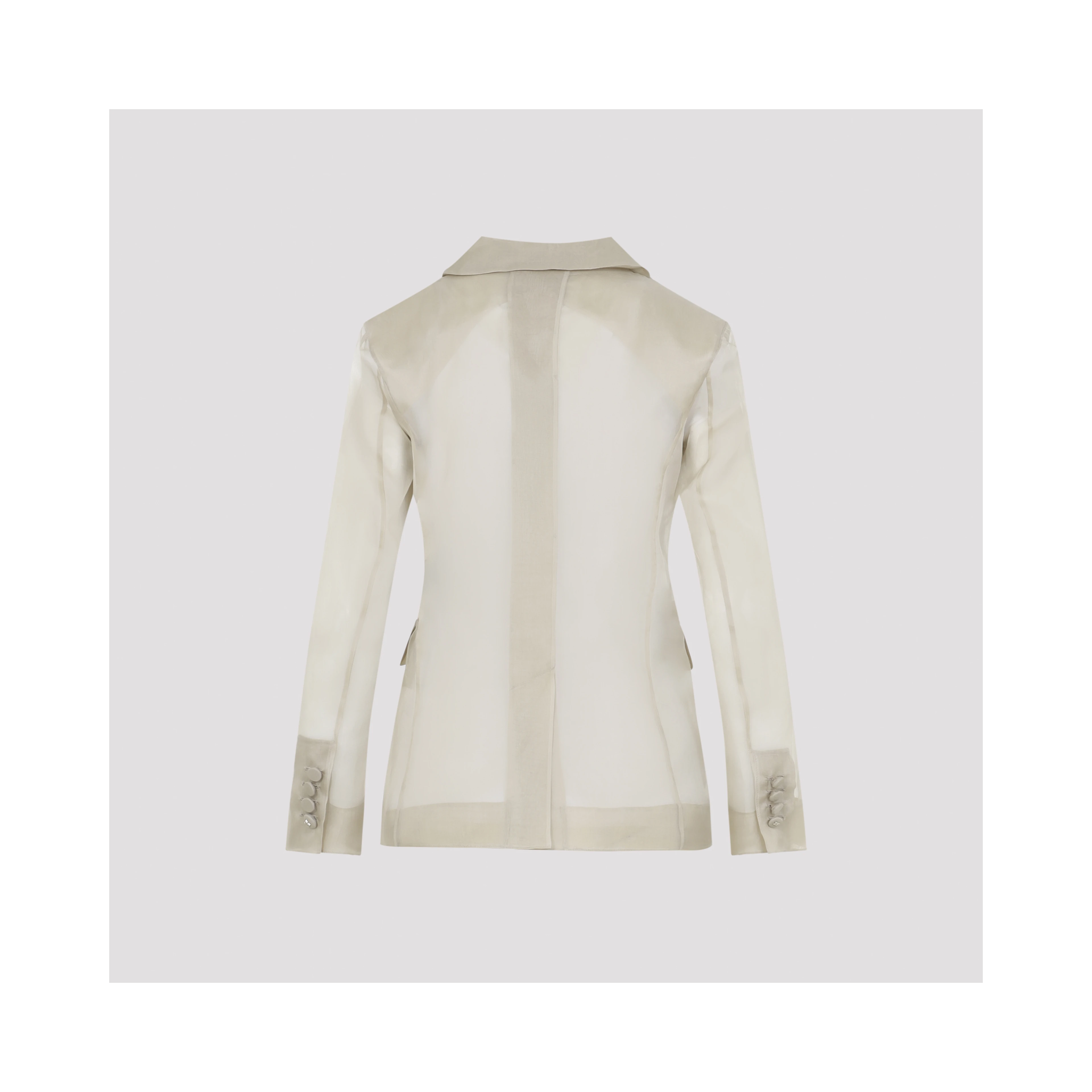 Max Mara Pianoforte Slogan Organza Jacket