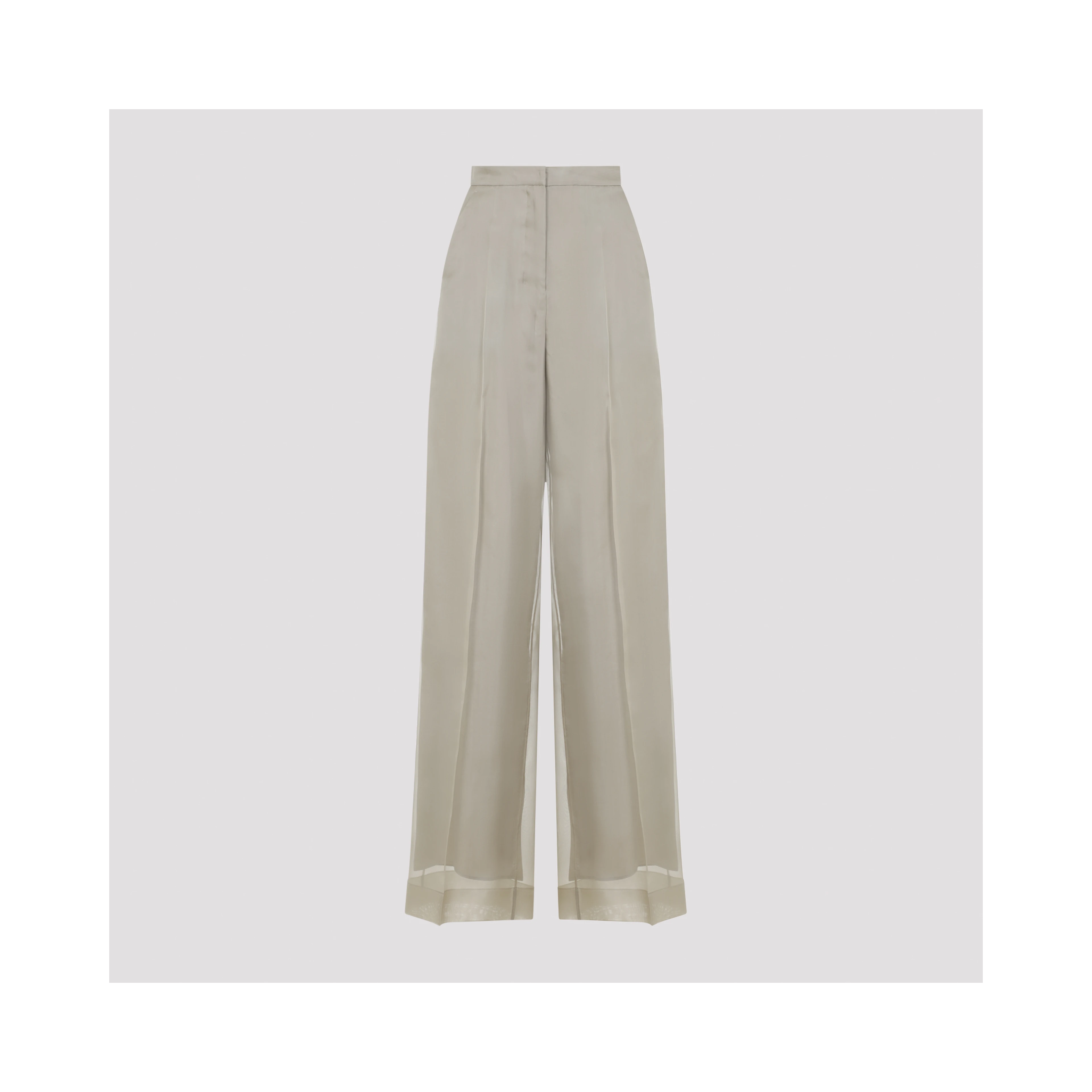 Max Mara Pianoforte Olivi Organza Pants