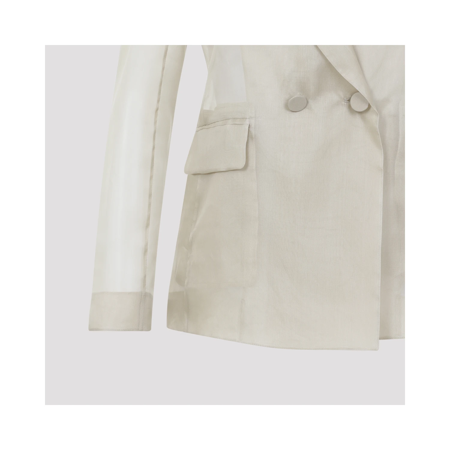 Max Mara Pianoforte Slogan Organza Jacket