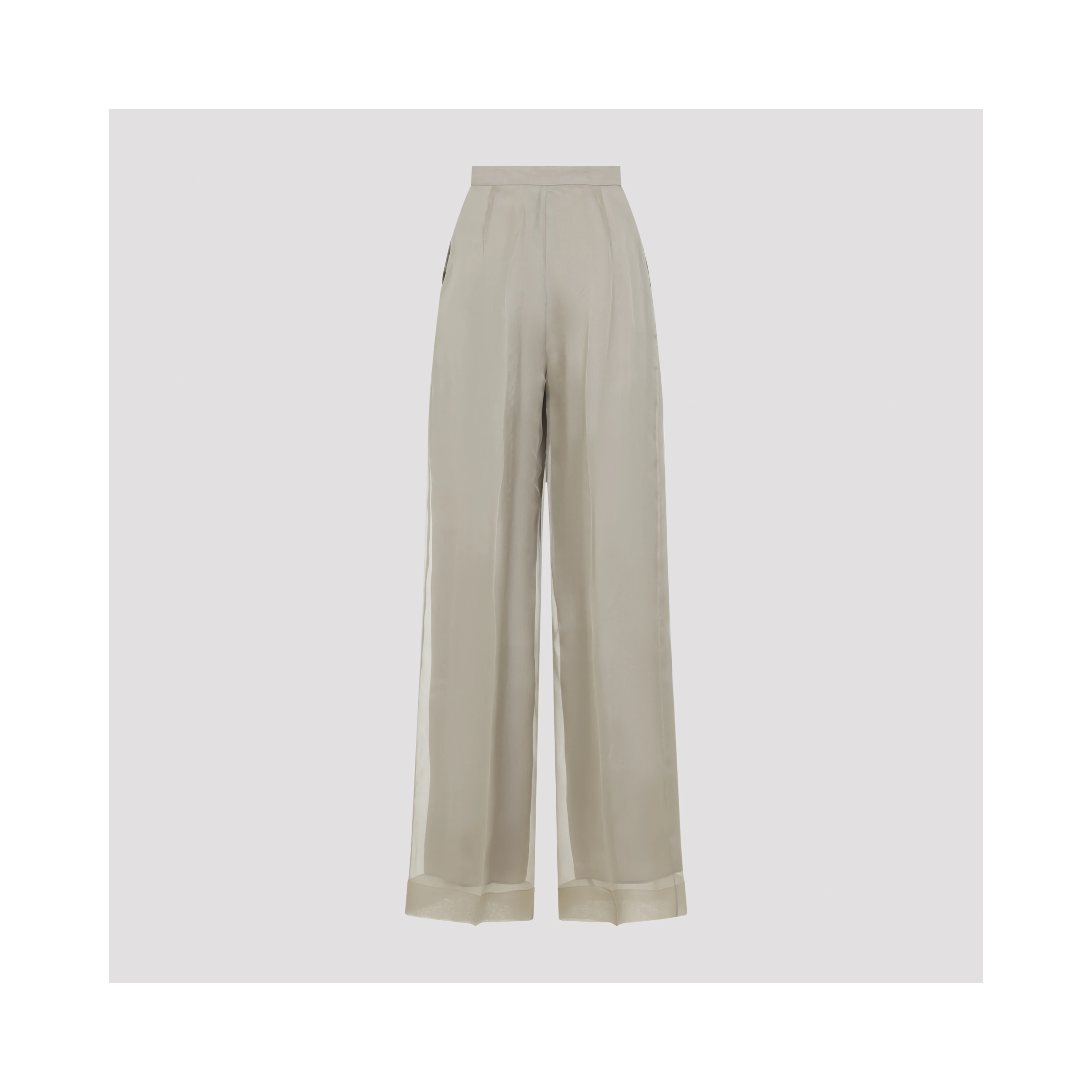 Max Mara Pianoforte Olivi Organza Pants