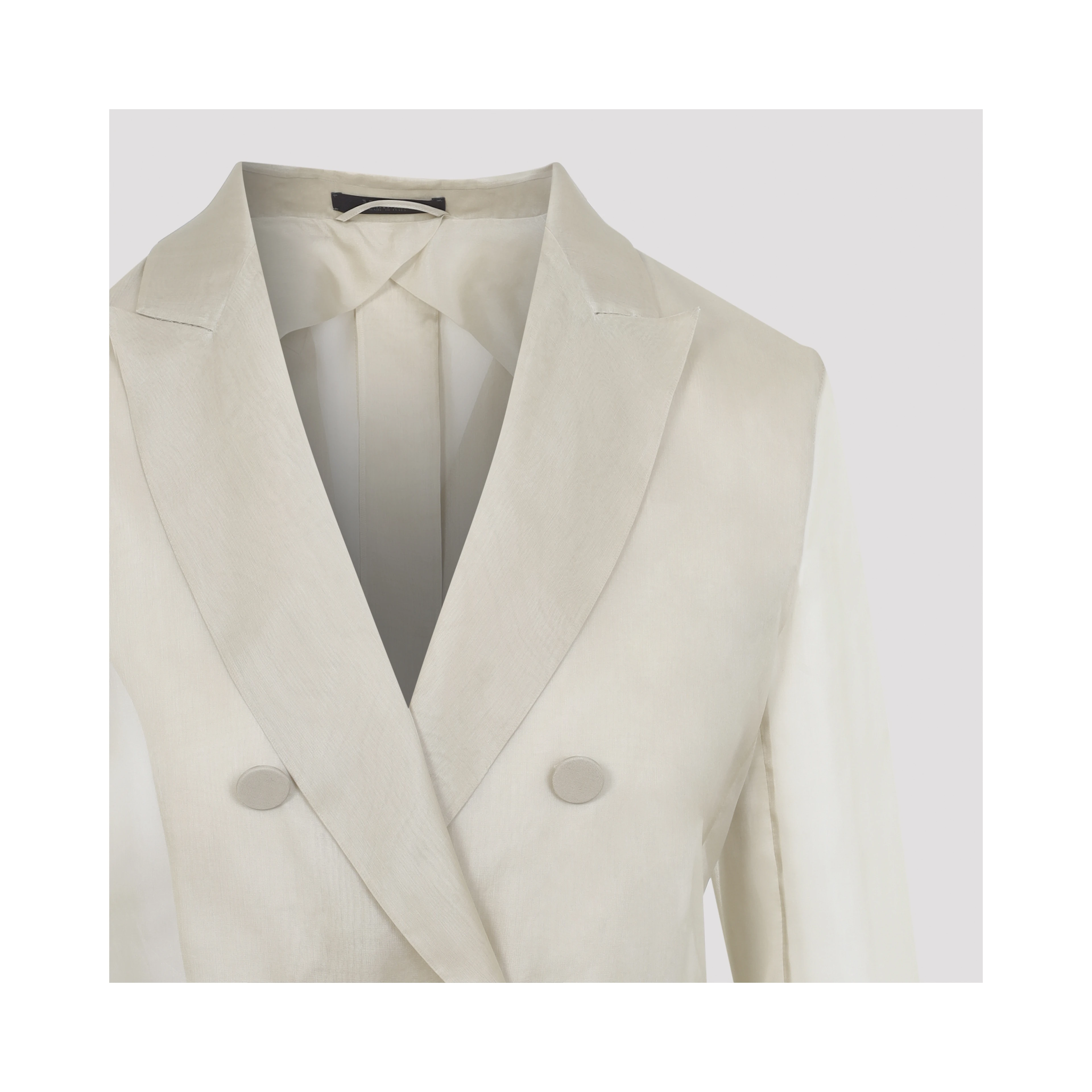 Max Mara Pianoforte Slogan Organza Jacket