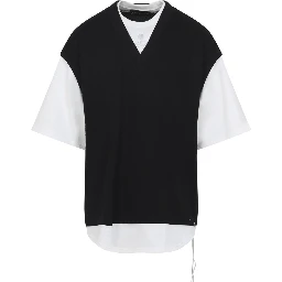 Mastermind Japan Layered Short Sleeves Vest Tee