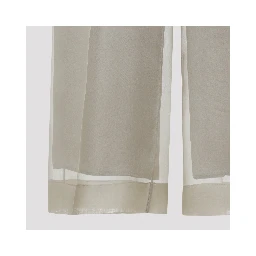 Max Mara Pianoforte Olivi Organza Pants