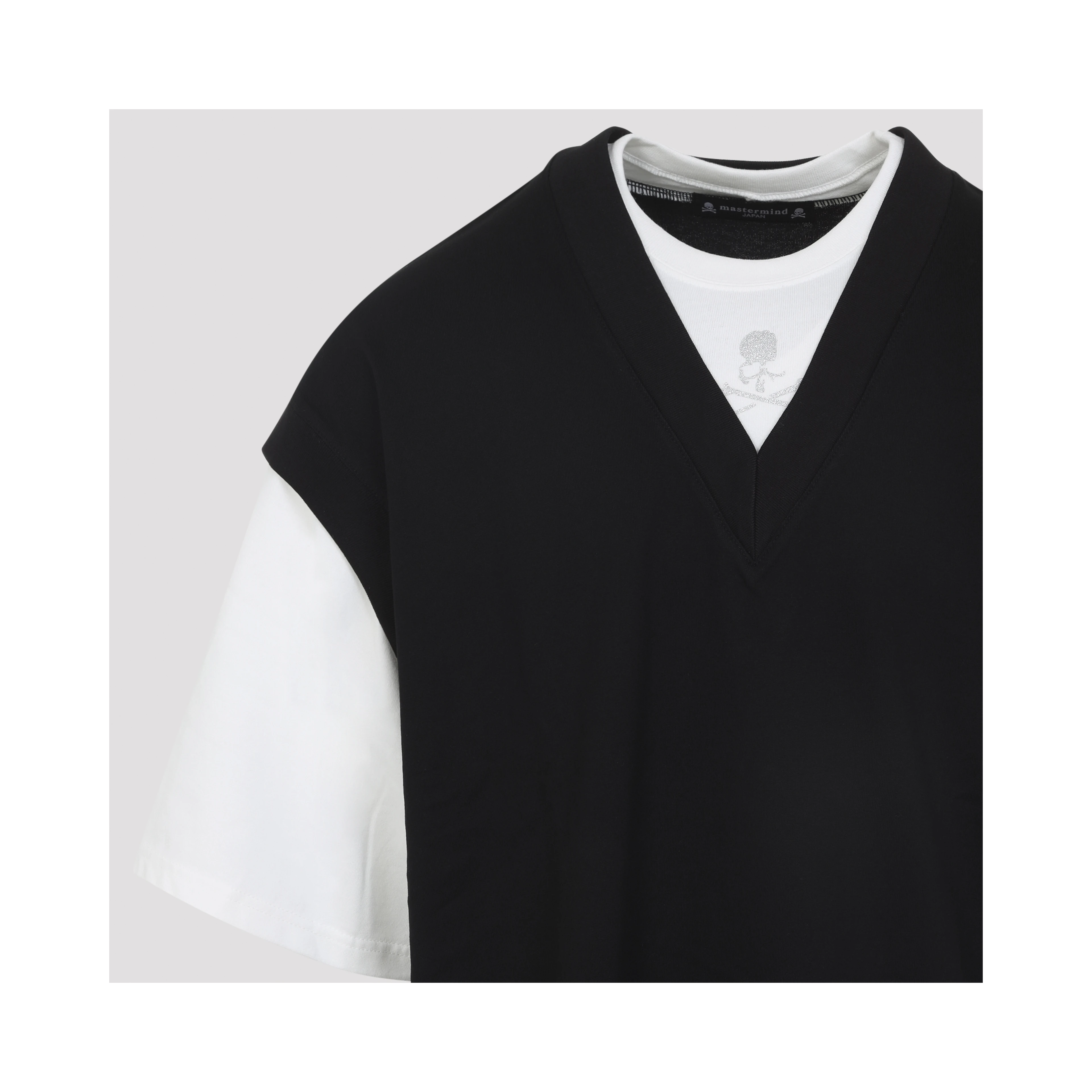 Mastermind Japan Layered Short Sleeves Vest Tee