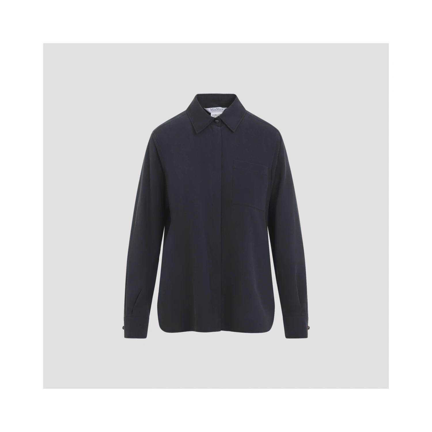 Max Mara Siamese Washed Silk Shirt