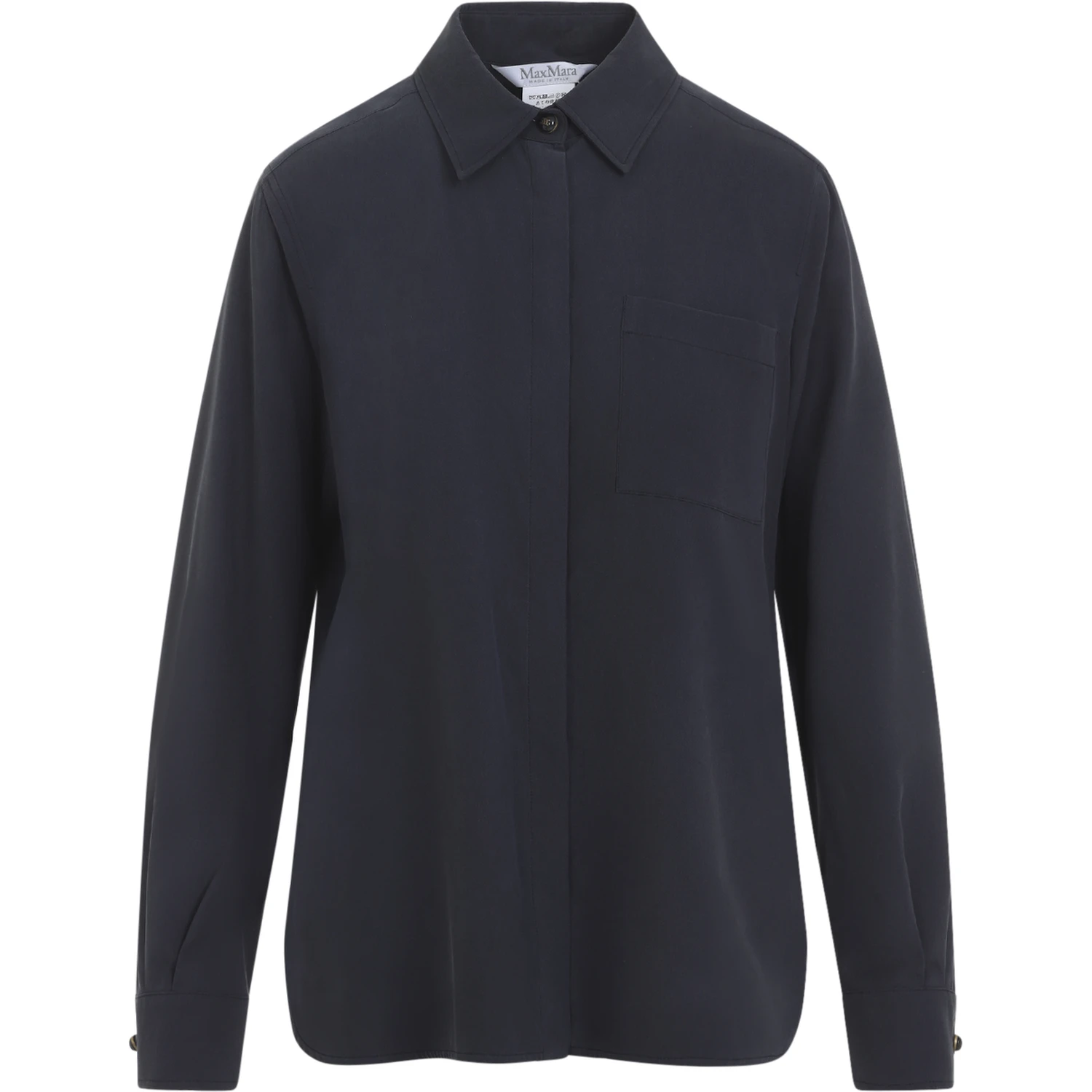 Max Mara Siamese Washed Silk Shirt