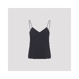 Max Mara Unghia Washed Silk Tank Top