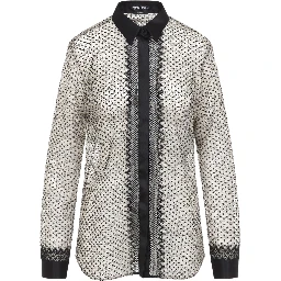 Tom Ford Flock Polka Dot Shirt