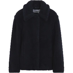 Max Mara Fuggito Short Blue Teddy Coat