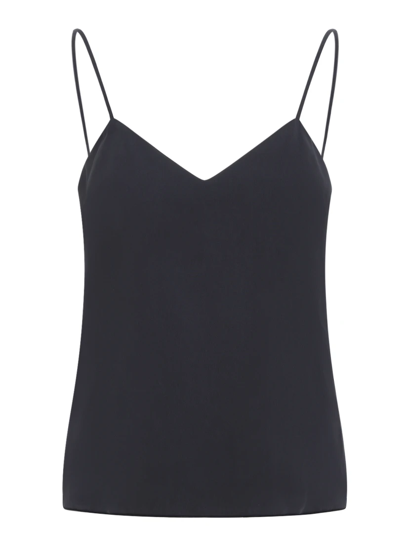 Max Mara Unghia Washed Silk Tank Top