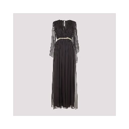 Alberta Ferretti Chiffon Long Dress