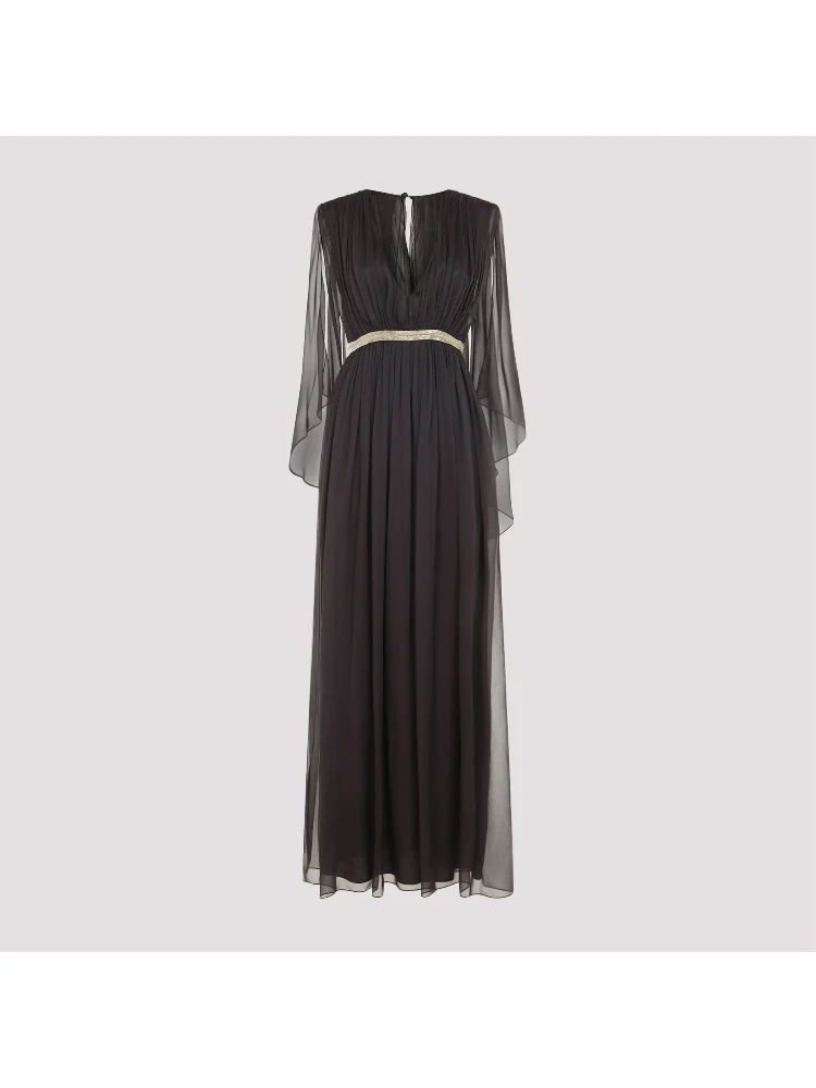Alberta Ferretti Chiffon Long Dress
