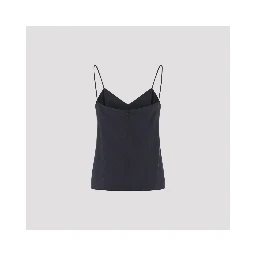 Max Mara Unghia Washed Silk Tank Top
