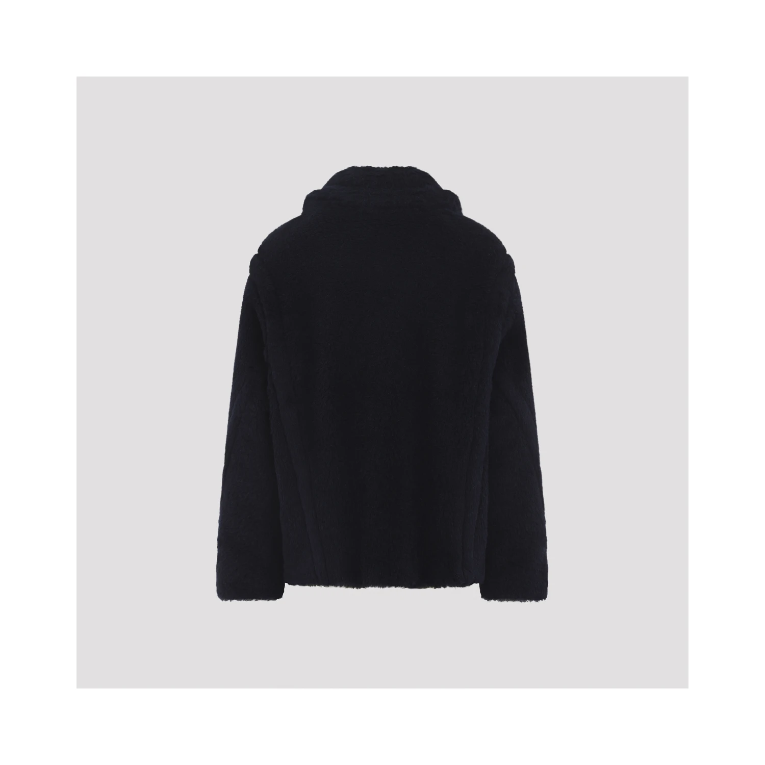 Max Mara Fuggito Short Blue Teddy Coat