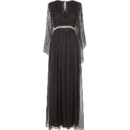 Alberta Ferretti Chiffon Long Dress
