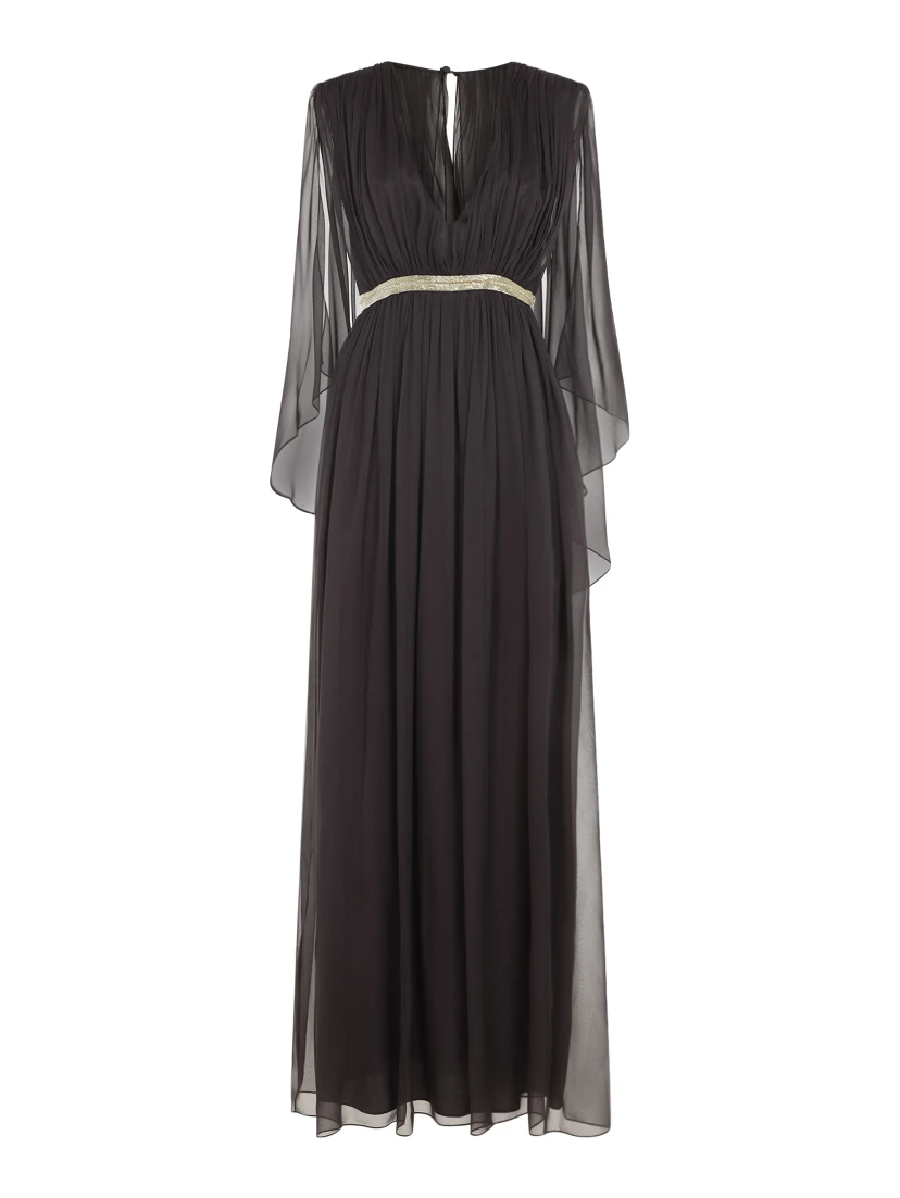 Alberta Ferretti Chiffon Long Dress
