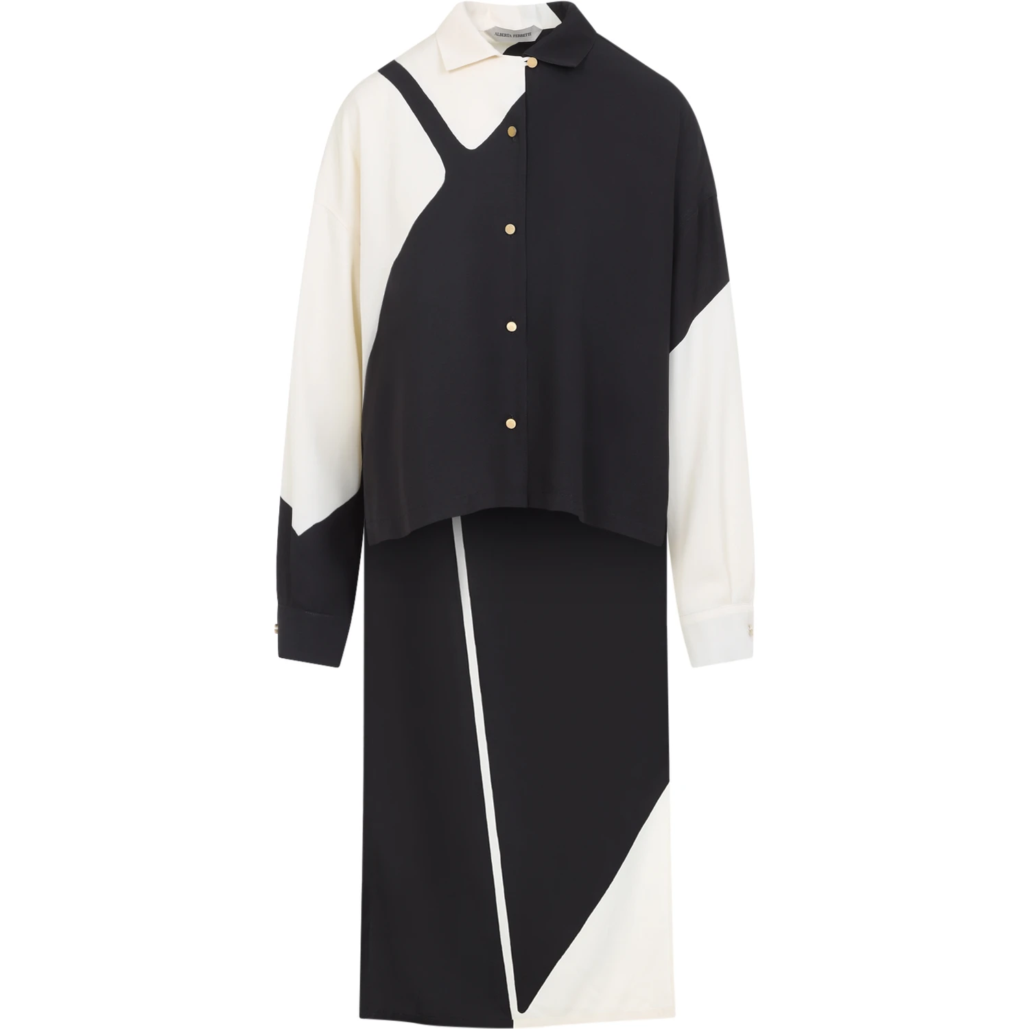 Alberta Ferretti Twill Shirt