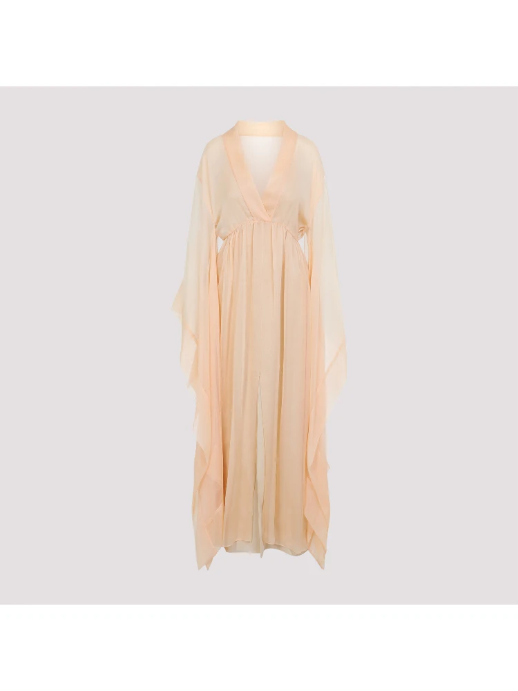 Alberta Ferretti Chiffon Long Dress