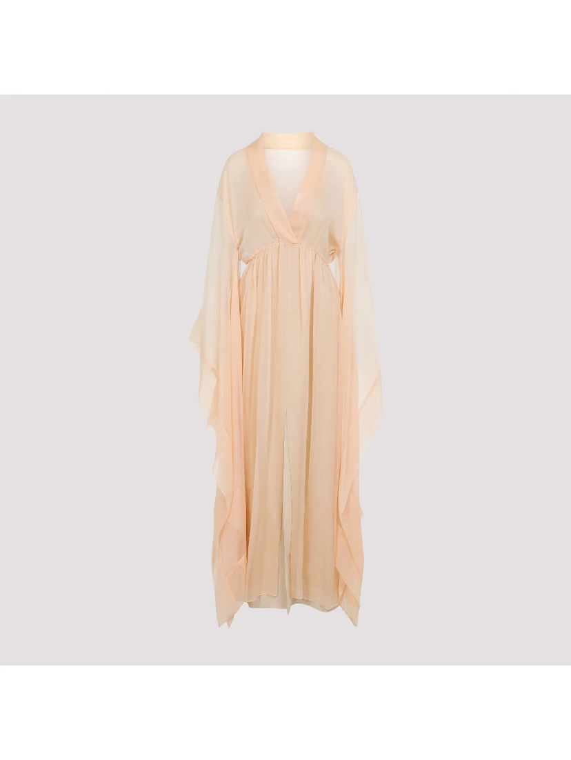 Alberta Ferretti Chiffon Long Dress