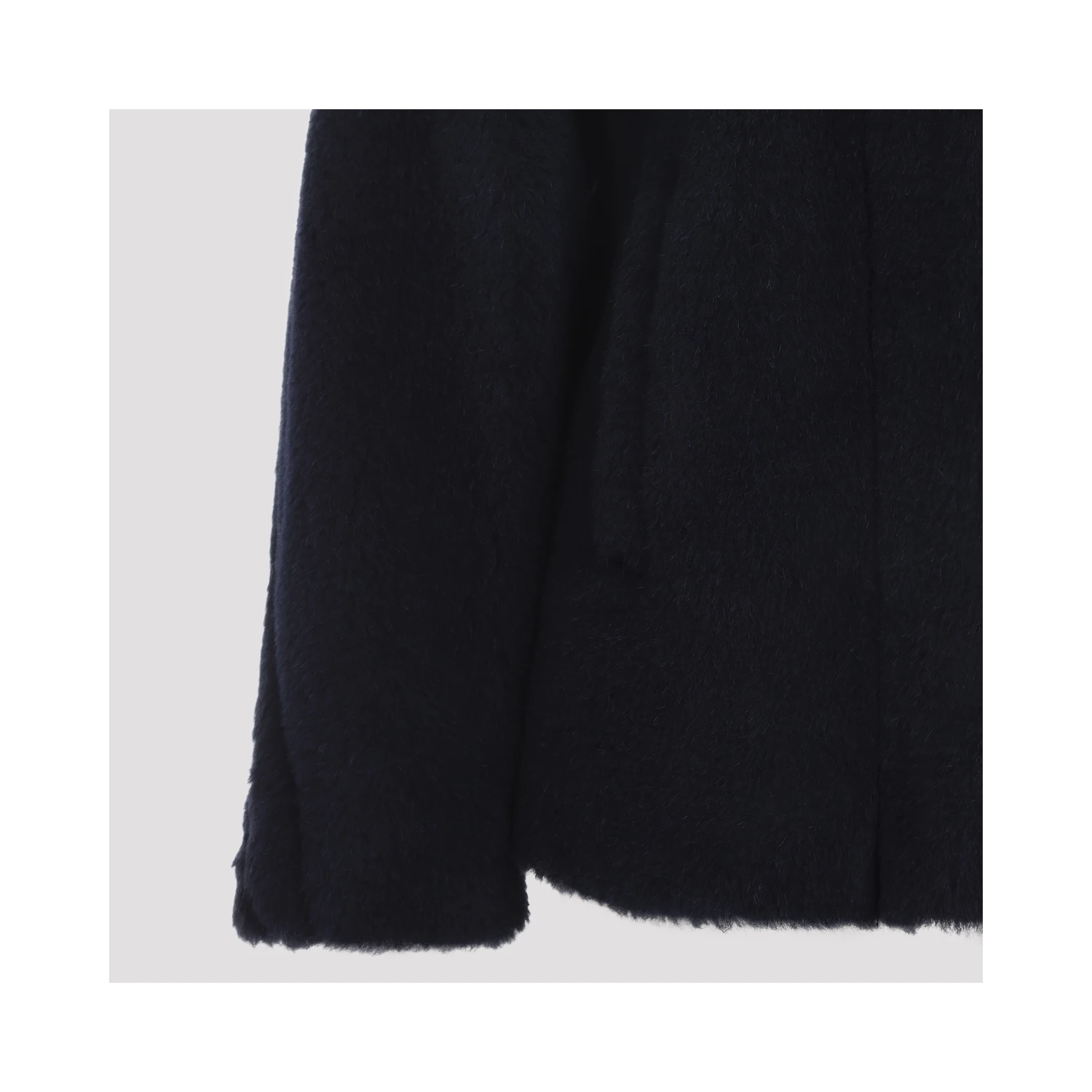 Max Mara Fuggito Short Blue Teddy Coat