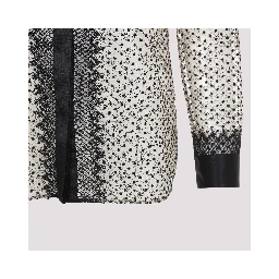 Tom Ford Flock Polka Dot Shirt