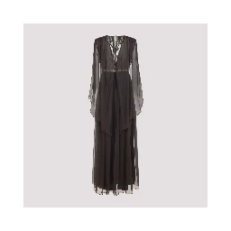 Alberta Ferretti Chiffon Long Dress