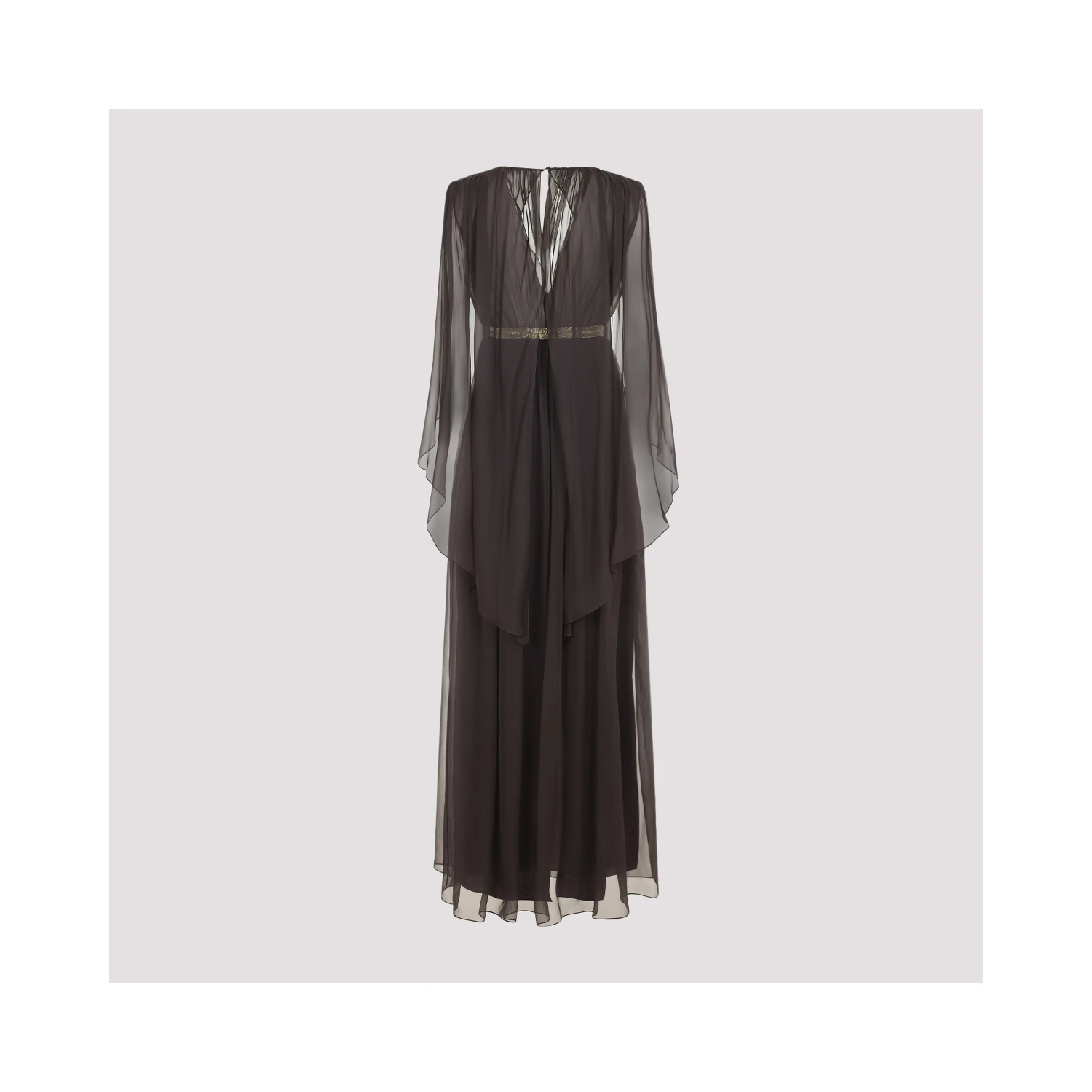 Alberta Ferretti Chiffon Long Dress
