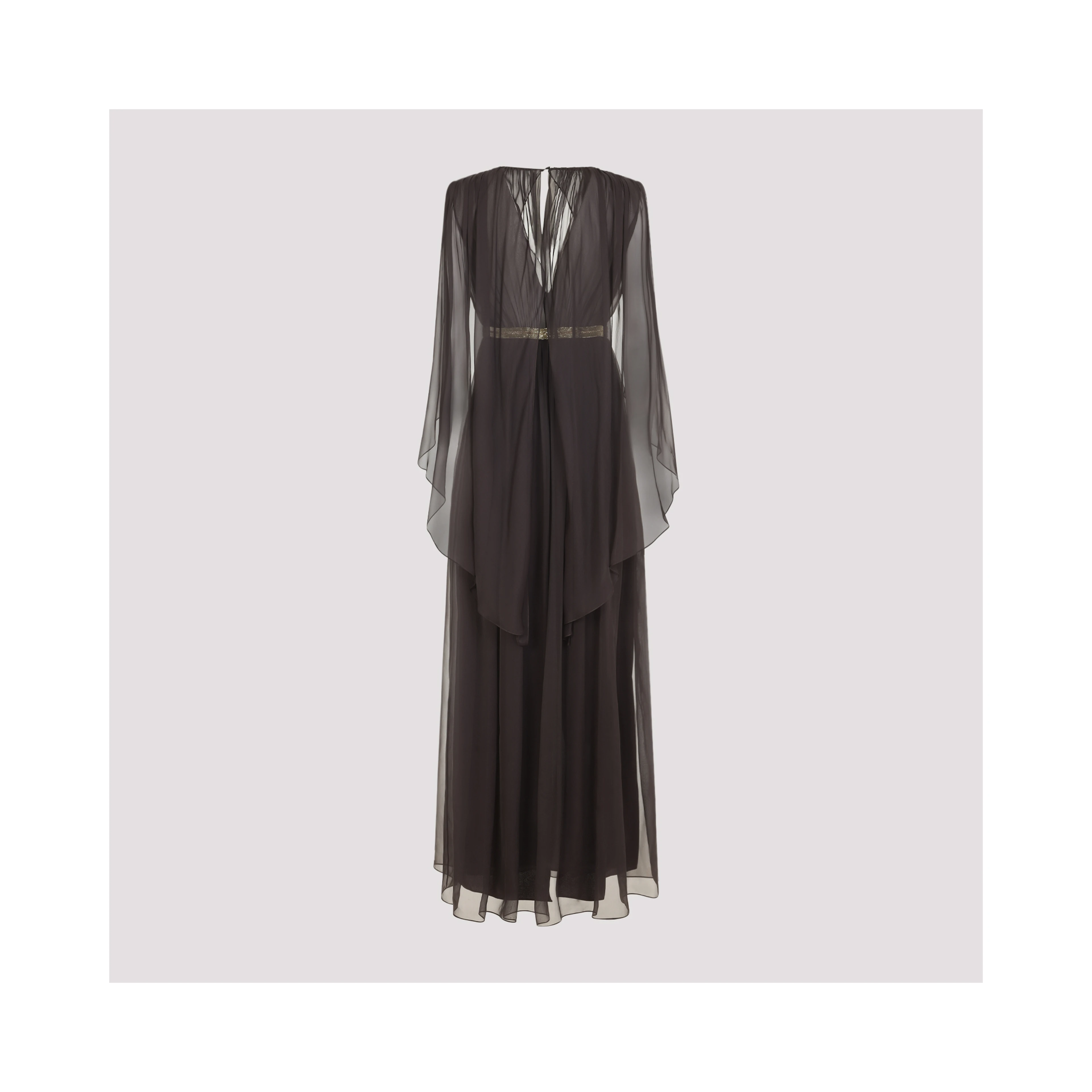 Alberta Ferretti Chiffon Long Dress