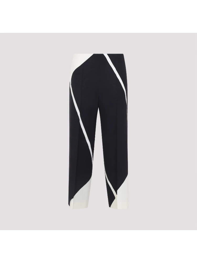 Alberta Ferretti Twill Printed Pants