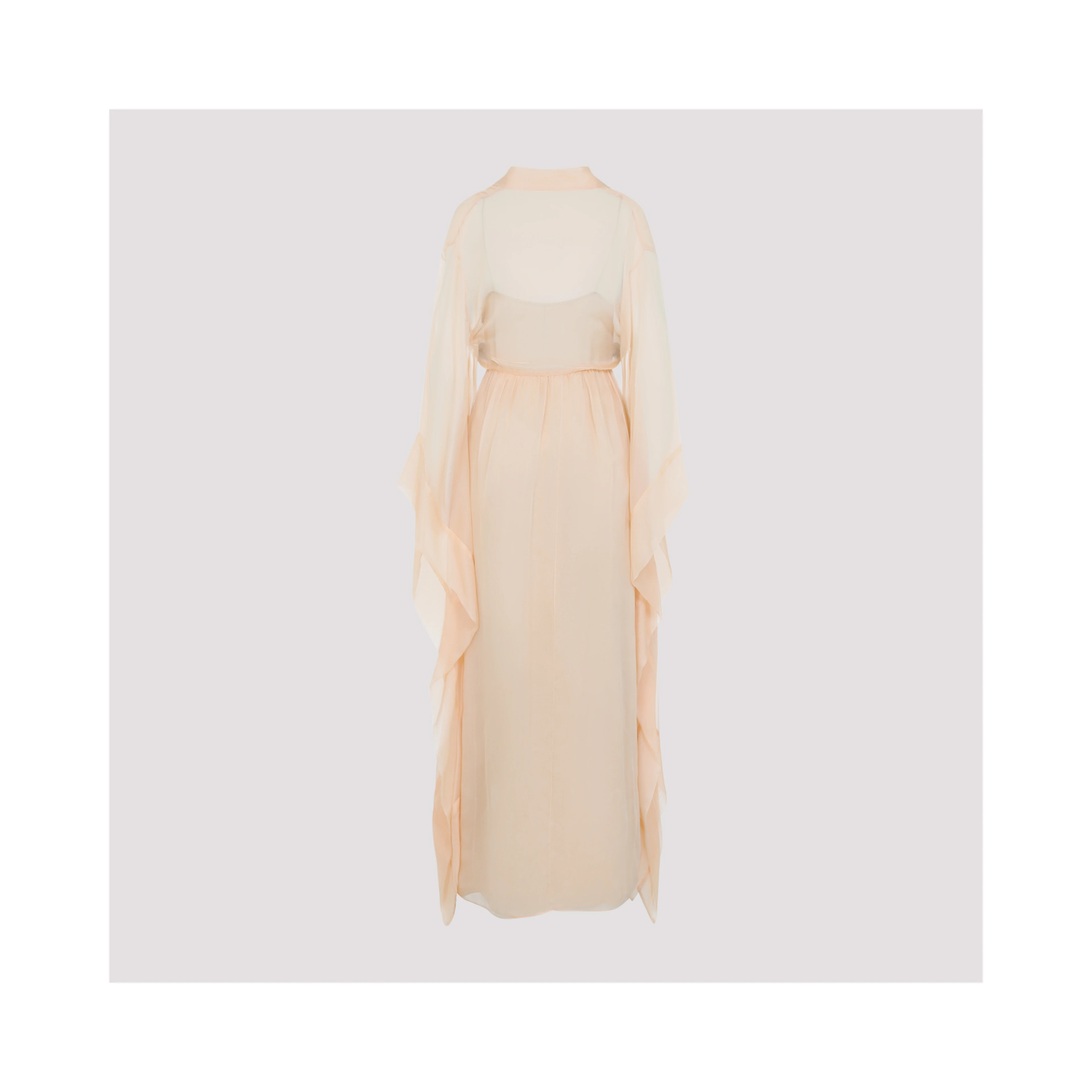 Alberta Ferretti Chiffon Long Dress