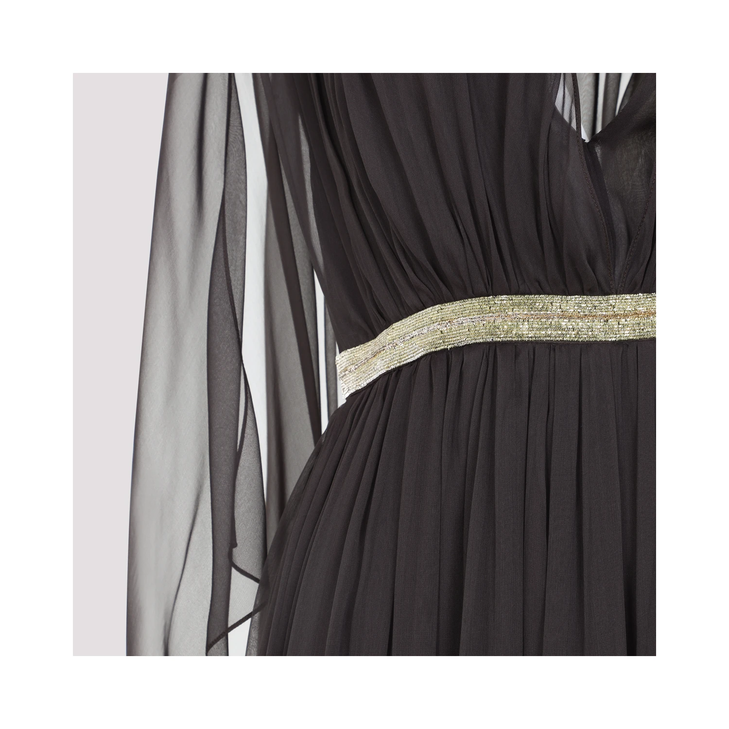 Alberta Ferretti Chiffon Long Dress