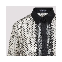 Tom Ford Flock Polka Dot Shirt