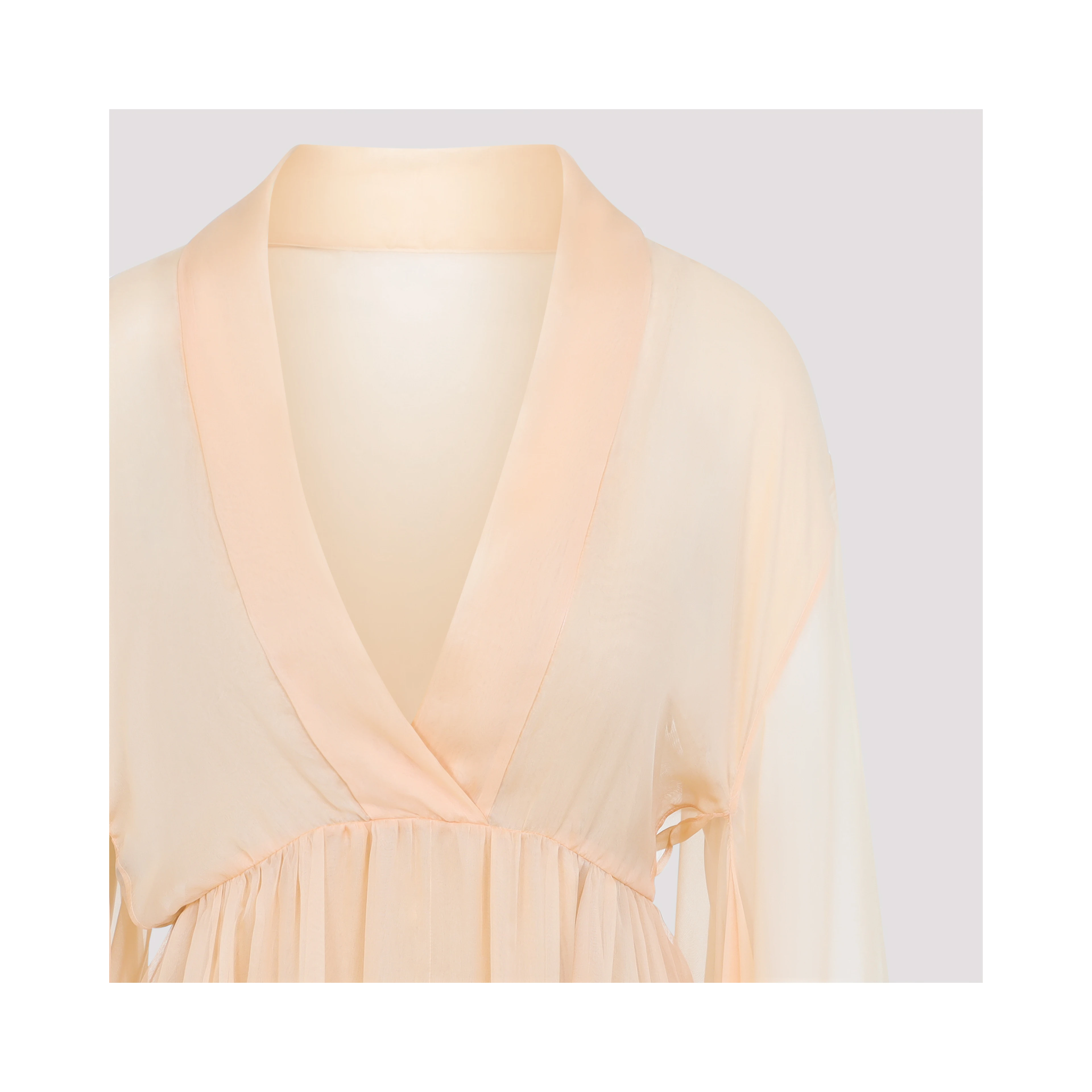 Alberta Ferretti Chiffon Long Dress