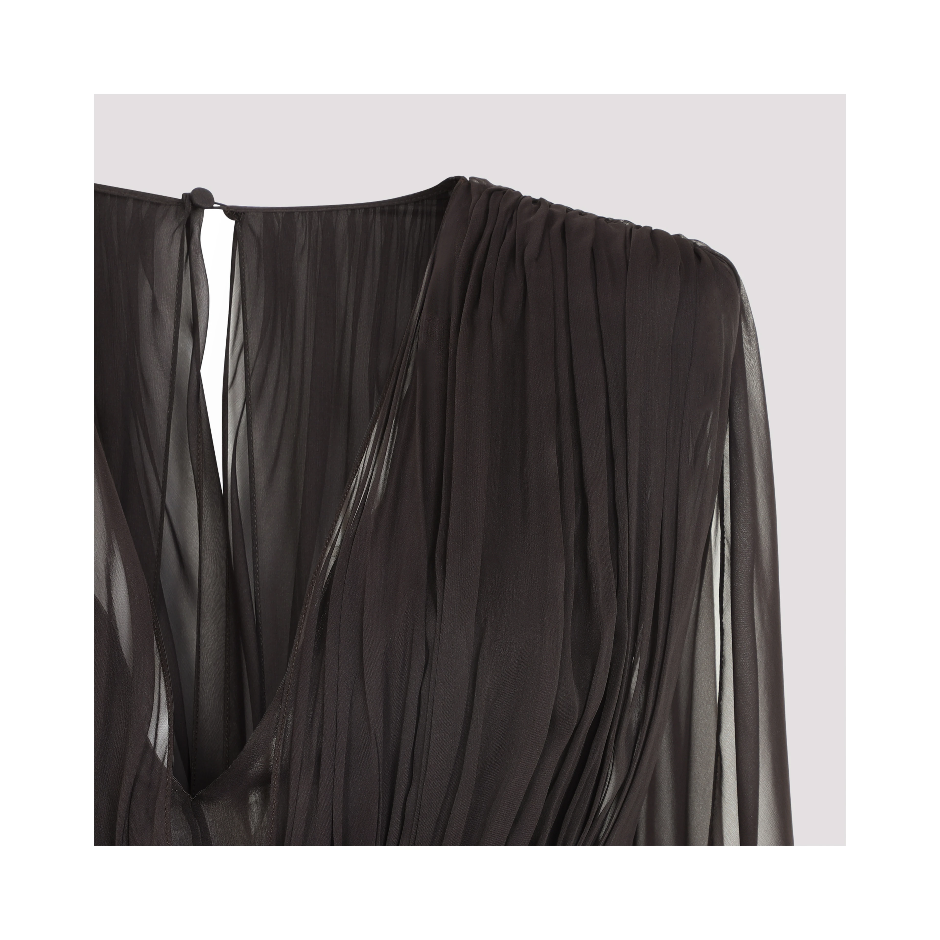 Alberta Ferretti Chiffon Long Dress