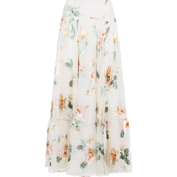 Zimmermann Carousel Burnout Midi Skirt