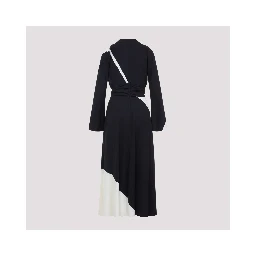Alberta Ferretti Twill Printed Dress