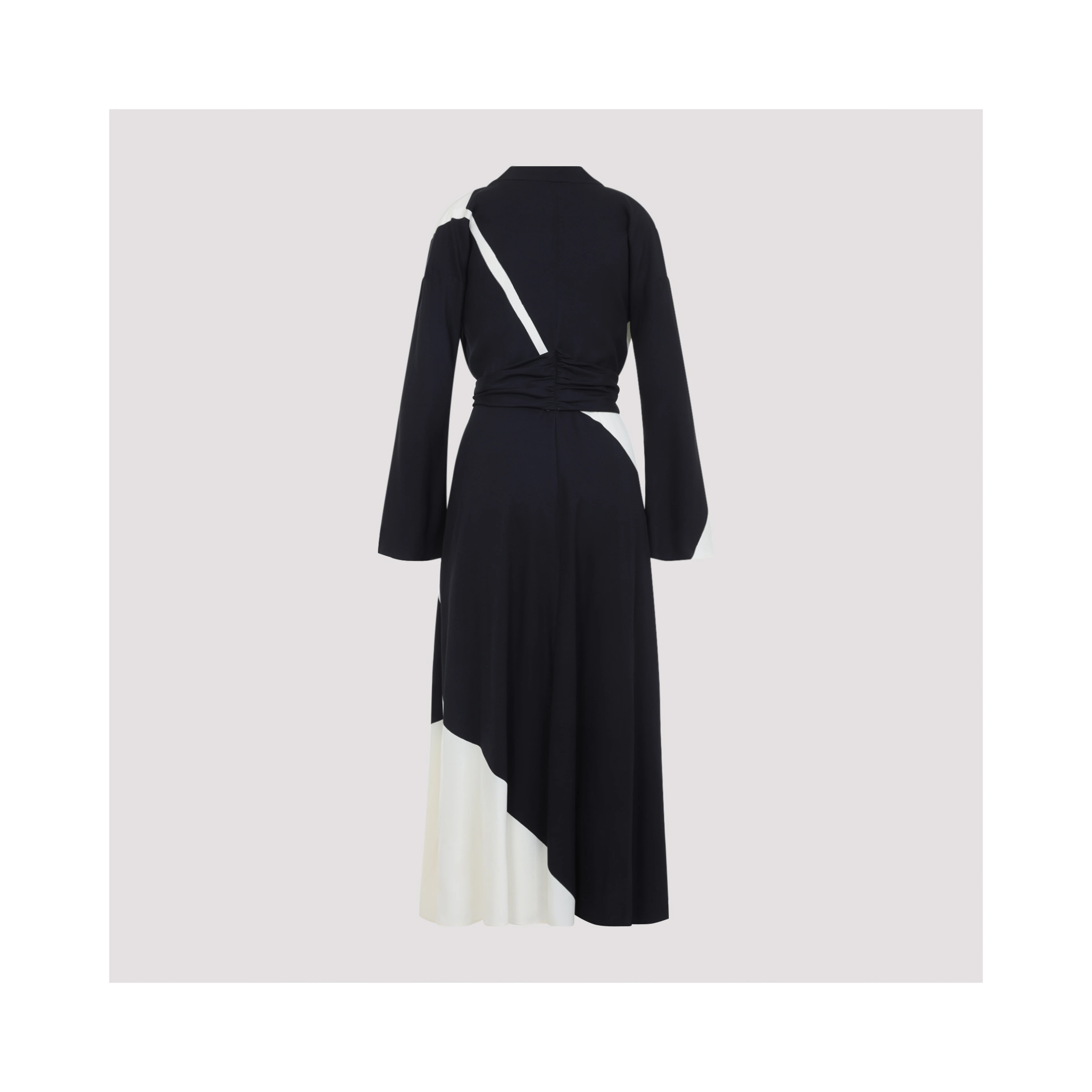 Alberta Ferretti Twill Printed Dress