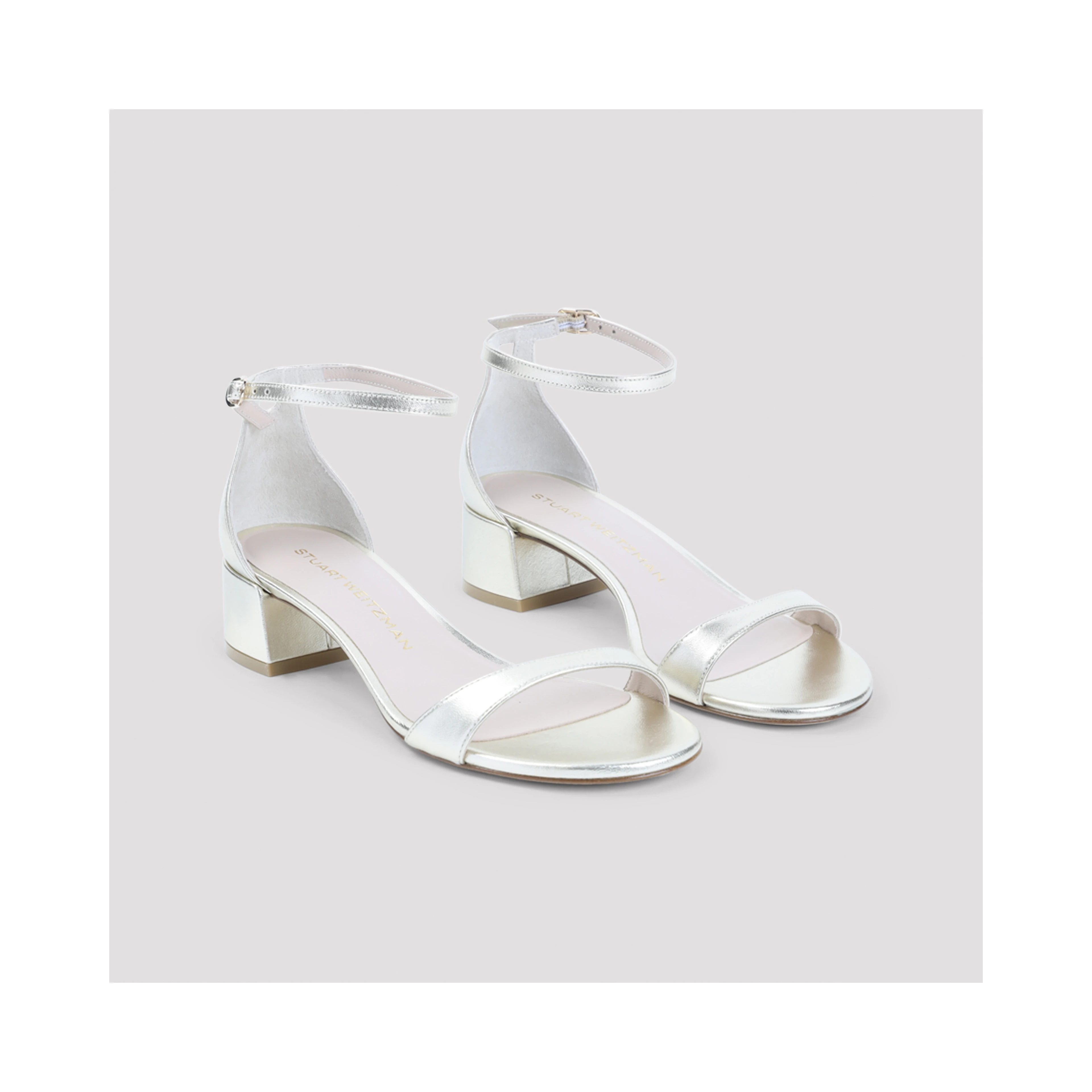 Stuart Weitzman Nudist Block 35 Sandals