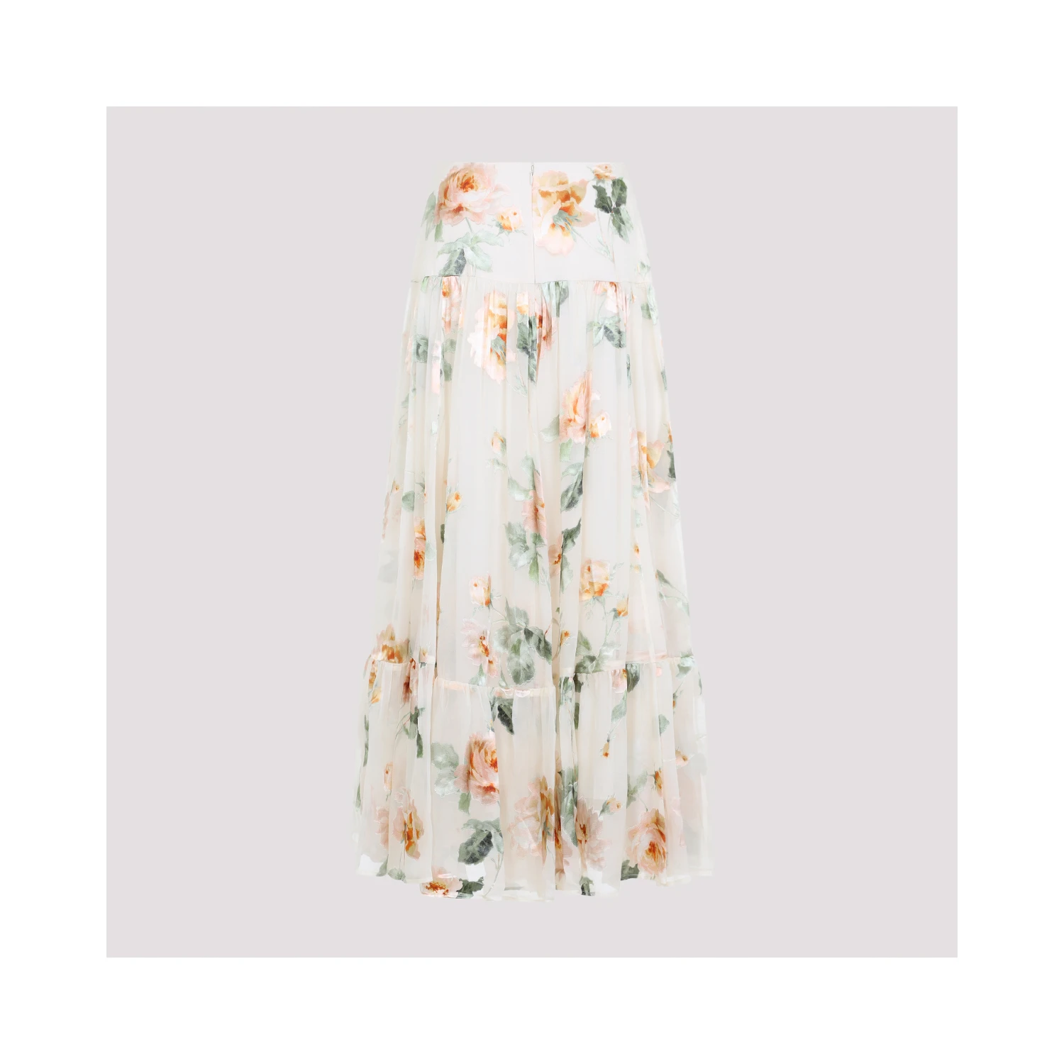 Zimmermann Carousel Burnout Midi Skirt